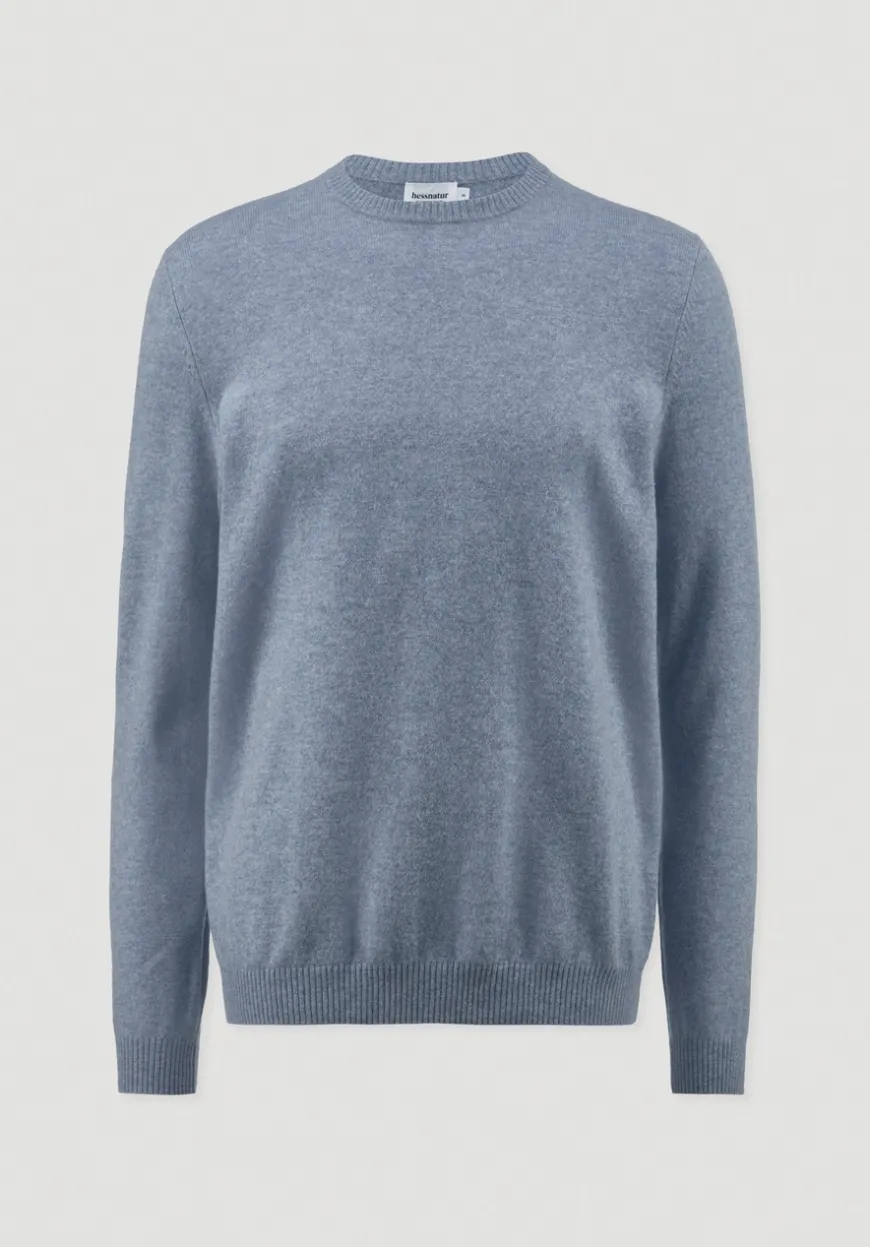 hessnatur Strick Pullover Regular aus Bio-Merinowolle mit Cashmere von|Herren Pullover|Strick