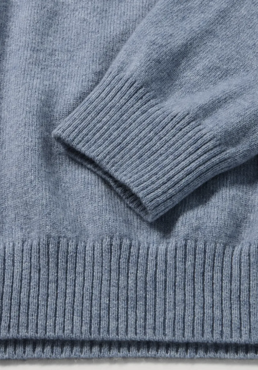 hessnatur Strick Pullover Regular aus Bio-Merinowolle mit Cashmere von|Herren Pullover|Strick