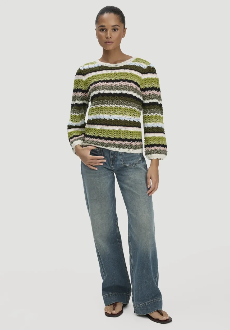hessnatur Strick Pullover Regular aus reiner Baumwolle von|Damen Pullover