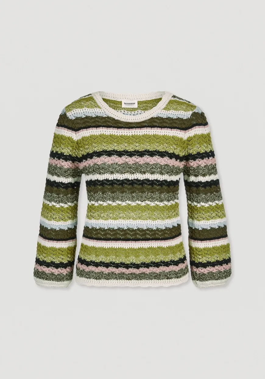 hessnatur Strick Pullover Regular aus reiner Baumwolle von|Damen Pullover