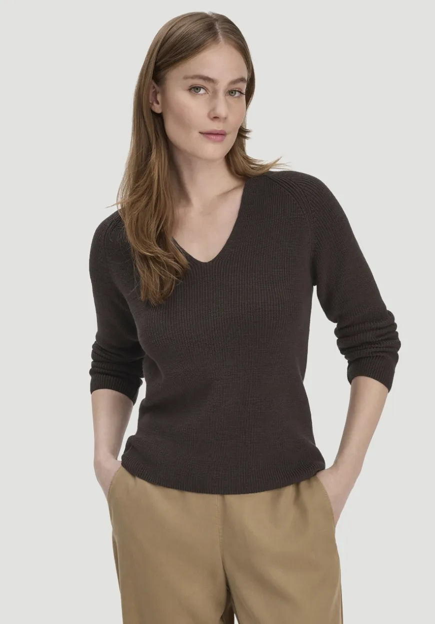 hessnatur Strick Pullover Regular aus reiner Bio-Baumwolle von|Damen Pullover