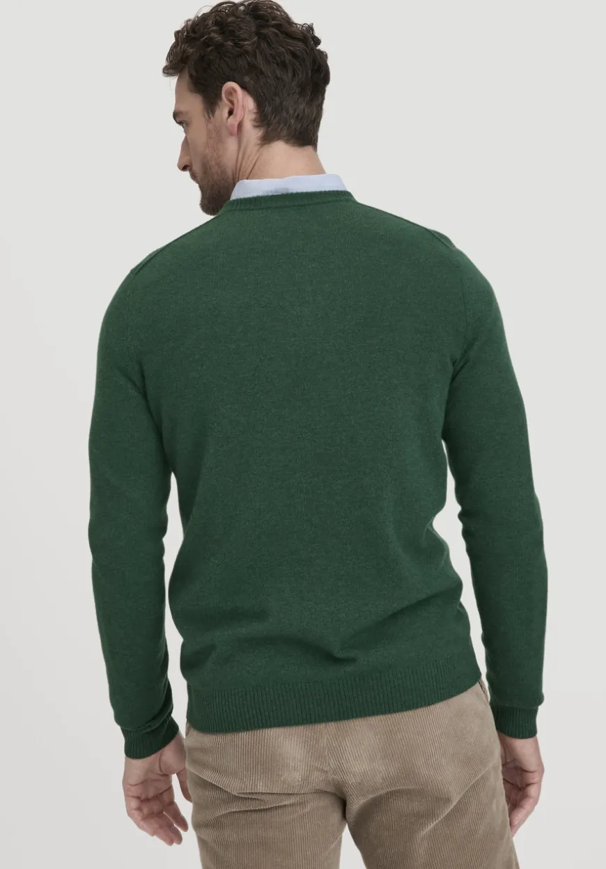 hessnatur Strick Pullover Regular aus Bio-Merinowolle mit Cashmere von|Herren Pullover