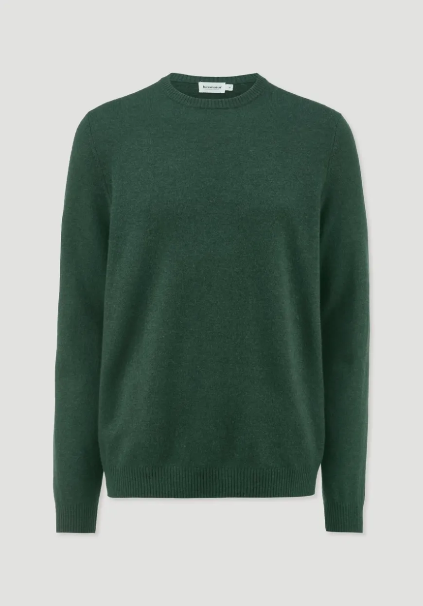 hessnatur Strick Pullover Regular aus Bio-Merinowolle mit Cashmere von|Herren Pullover