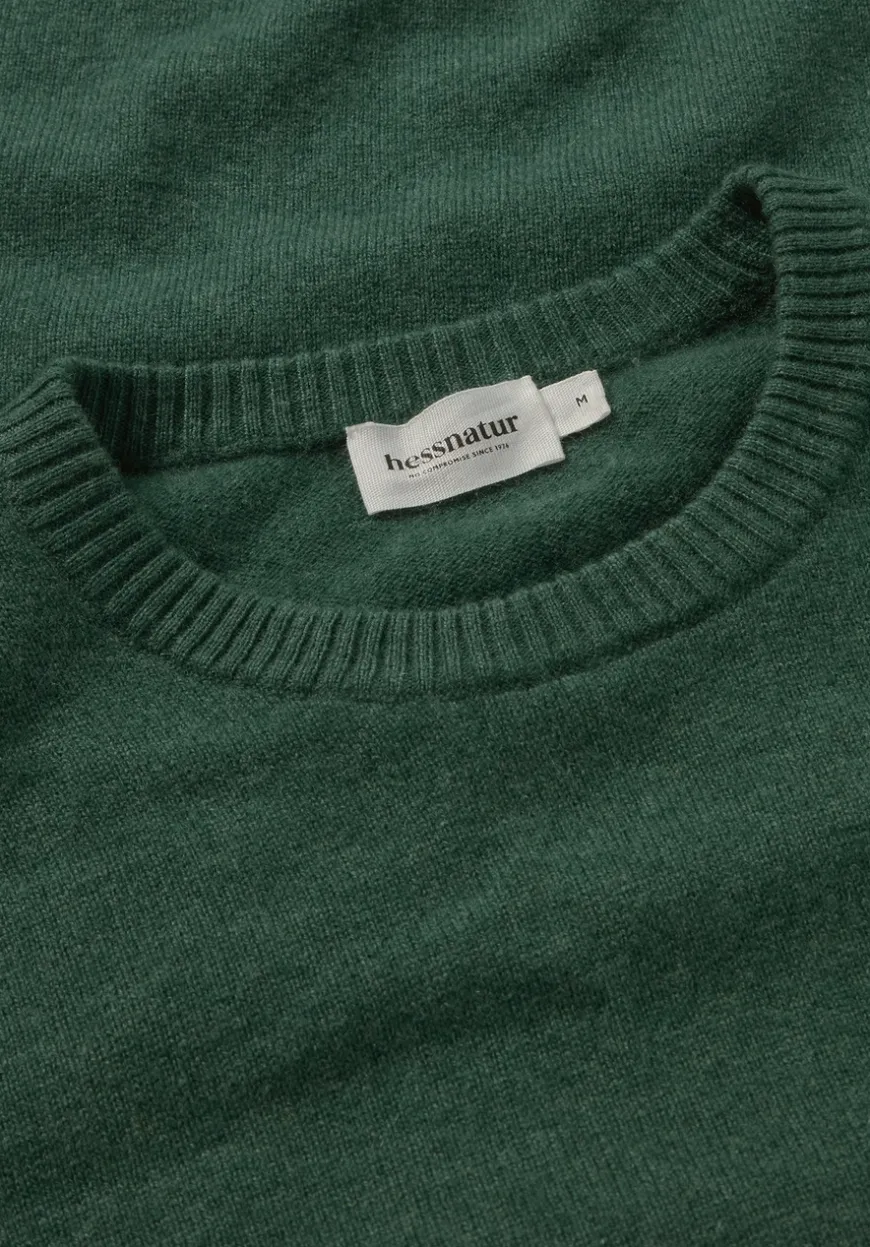 hessnatur Strick Pullover Regular aus Bio-Merinowolle mit Cashmere von|Herren Pullover