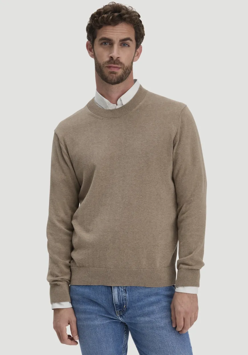 hessnatur Strick Pullover Regular aus reiner Bio-Baumwolle von|Herren Pullover|Strick