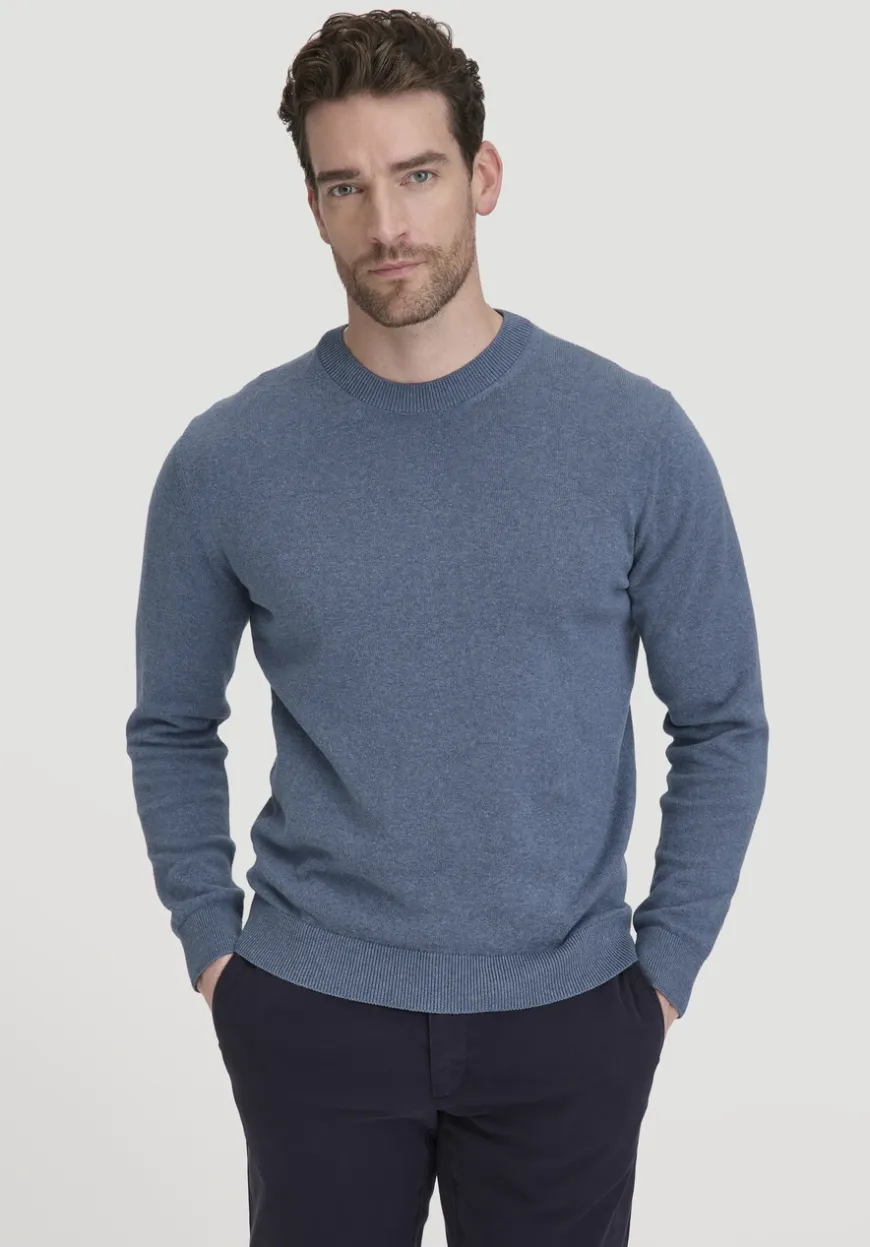 hessnatur Strick Pullover Regular aus reiner Bio-Baumwolle von|Herren Pullover|Strick