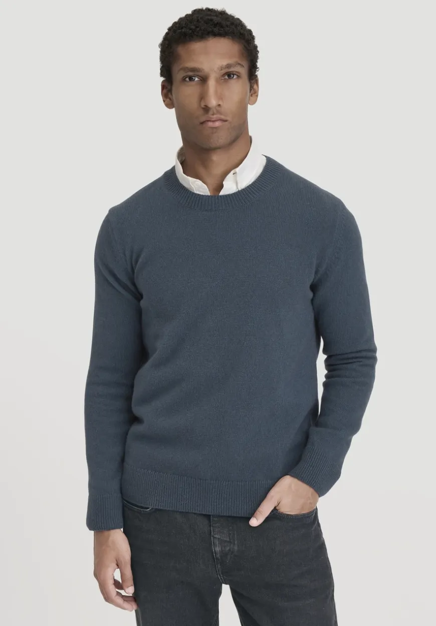 hessnatur Strick Pullover Regular aus Bio-Merinowolle mit Bio-Baumwolle von|Herren Pullover|Strick
