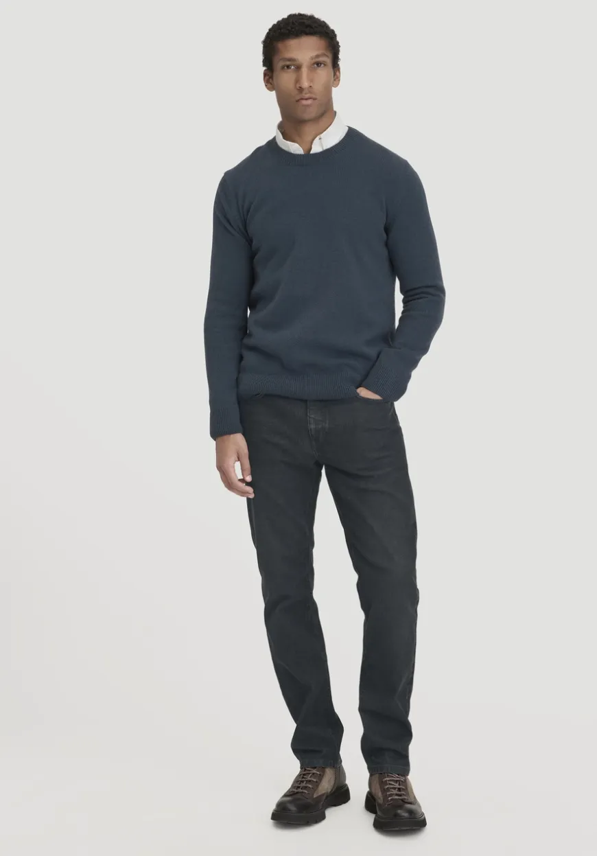 hessnatur Strick Pullover Regular aus Bio-Merinowolle mit Bio-Baumwolle von|Herren Pullover|Strick