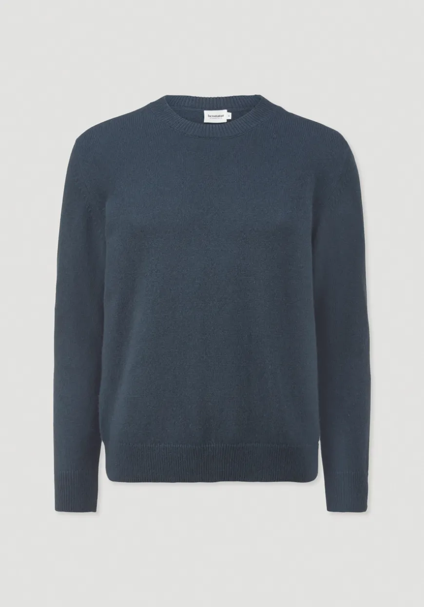 hessnatur Strick Pullover Regular aus Bio-Merinowolle mit Bio-Baumwolle von|Herren Pullover|Strick