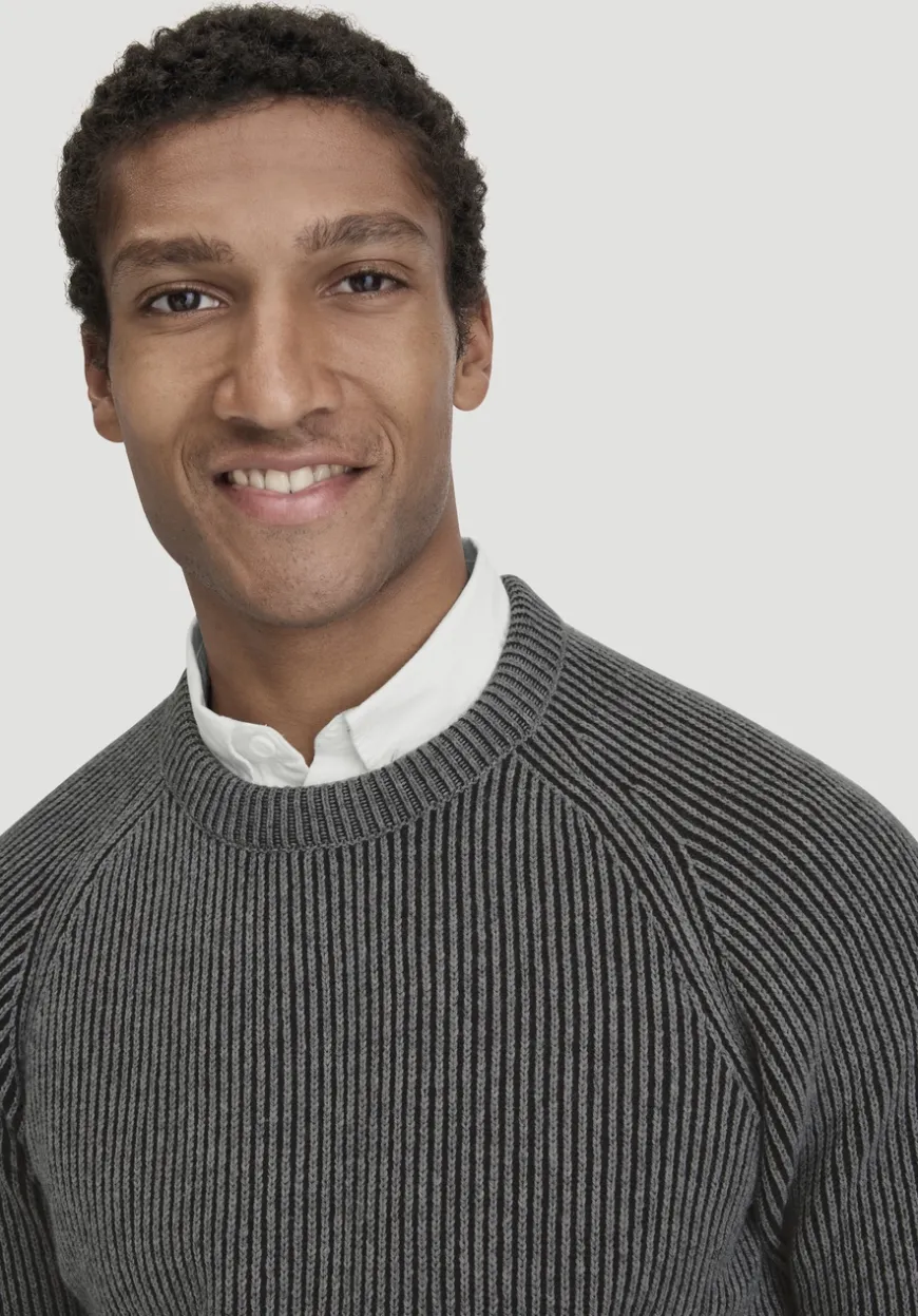 hessnatur Strick Pullover Regular aus Bio-Baumwolle mit Bio-Merinowolle von|Herren Pullover|Strick