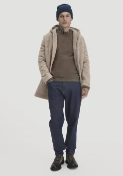 hessnatur Strick Pullover Regular aus Bio-Merinowolle mit Cashmere von|Herren Pullover|Strick