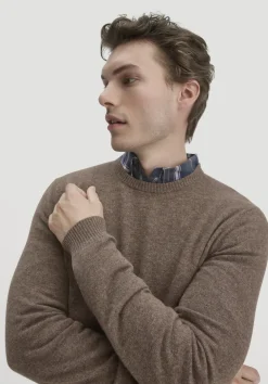 hessnatur Strick Pullover Regular aus Bio-Merinowolle mit Cashmere von|Herren Pullover|Strick