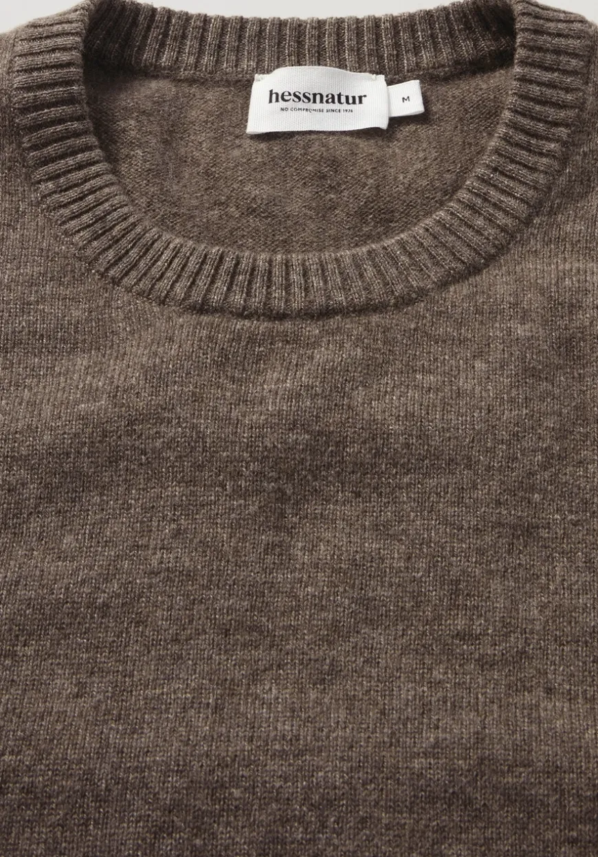 hessnatur Strick Pullover Regular aus Bio-Merinowolle mit Cashmere von|Herren Pullover|Strick