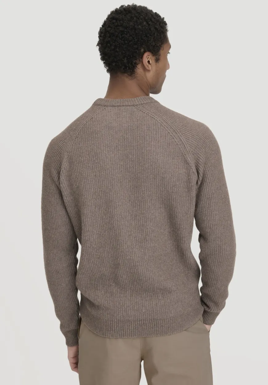 hessnatur Strick Pullover Regular aus Bio-Baumwolle mit Bio-Merinowolle von|Herren Pullover|Strick