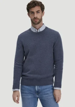 hessnatur Strick Pullover Regular aus Bio-Merinowolle mit Bio-Baumwolle von|Herren Pullover|Strick