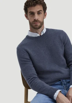 hessnatur Strick Pullover Regular aus Bio-Merinowolle mit Bio-Baumwolle von|Herren Pullover|Strick