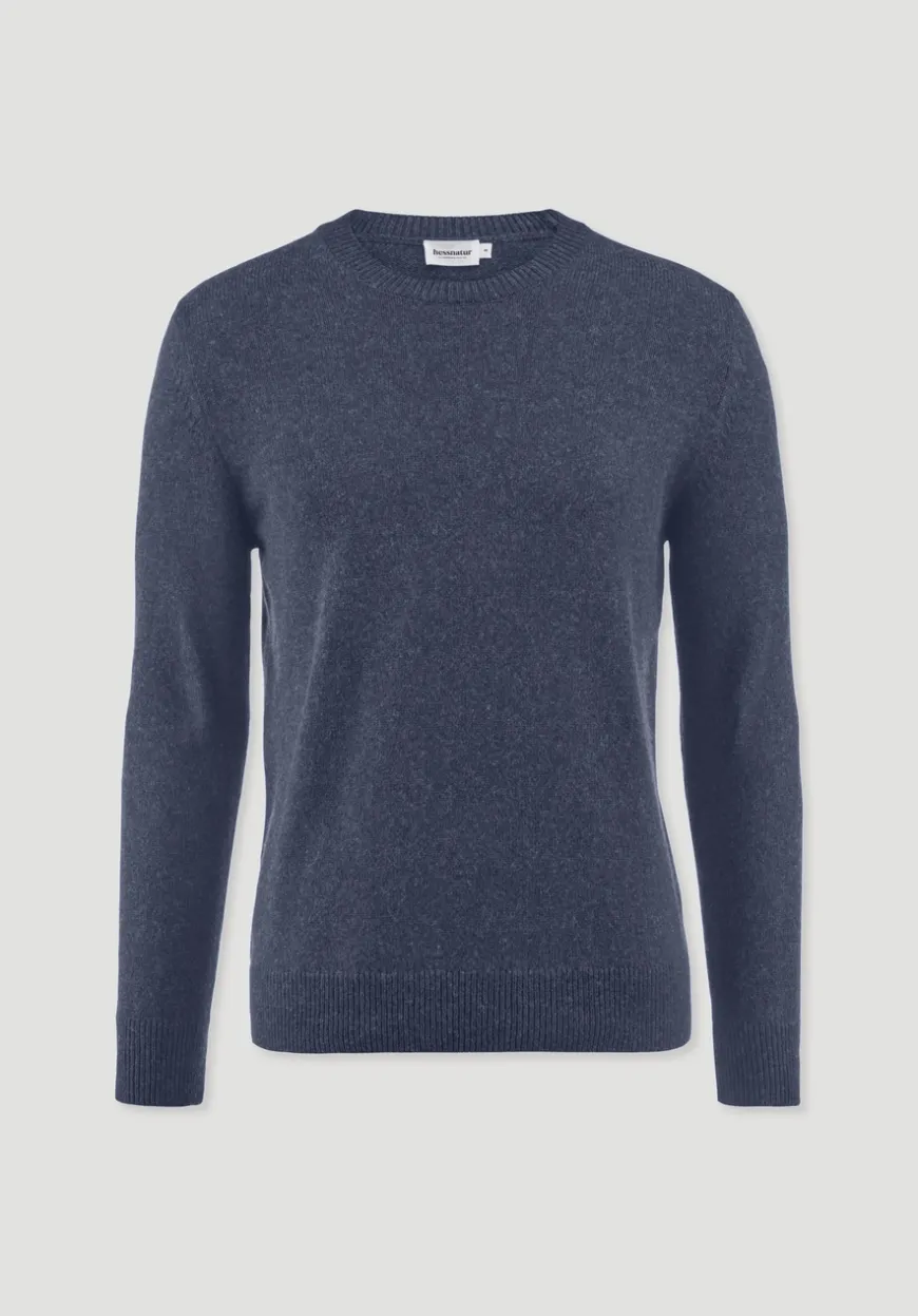 hessnatur Strick Pullover Regular aus Bio-Merinowolle mit Bio-Baumwolle von|Herren Pullover|Strick