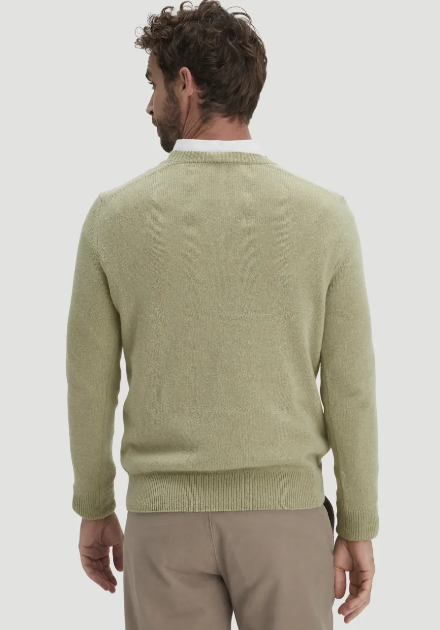 hessnatur Strick Pullover Regular aus Bio-Merinowolle mit Bio-Baumwolle von|Herren Pullover|Strick