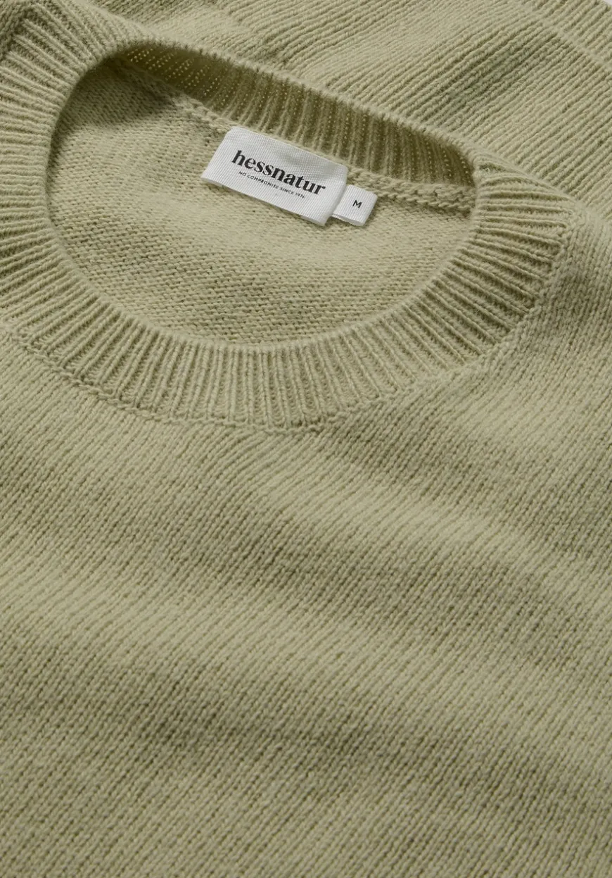 hessnatur Strick Pullover Regular aus Bio-Merinowolle mit Bio-Baumwolle von|Herren Pullover|Strick