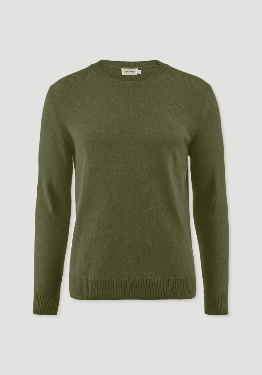 hessnatur Strick Pullover Regular aus Bio-Merinowolle mit Bio-Baumwolle von|Herren Pullover|Strick