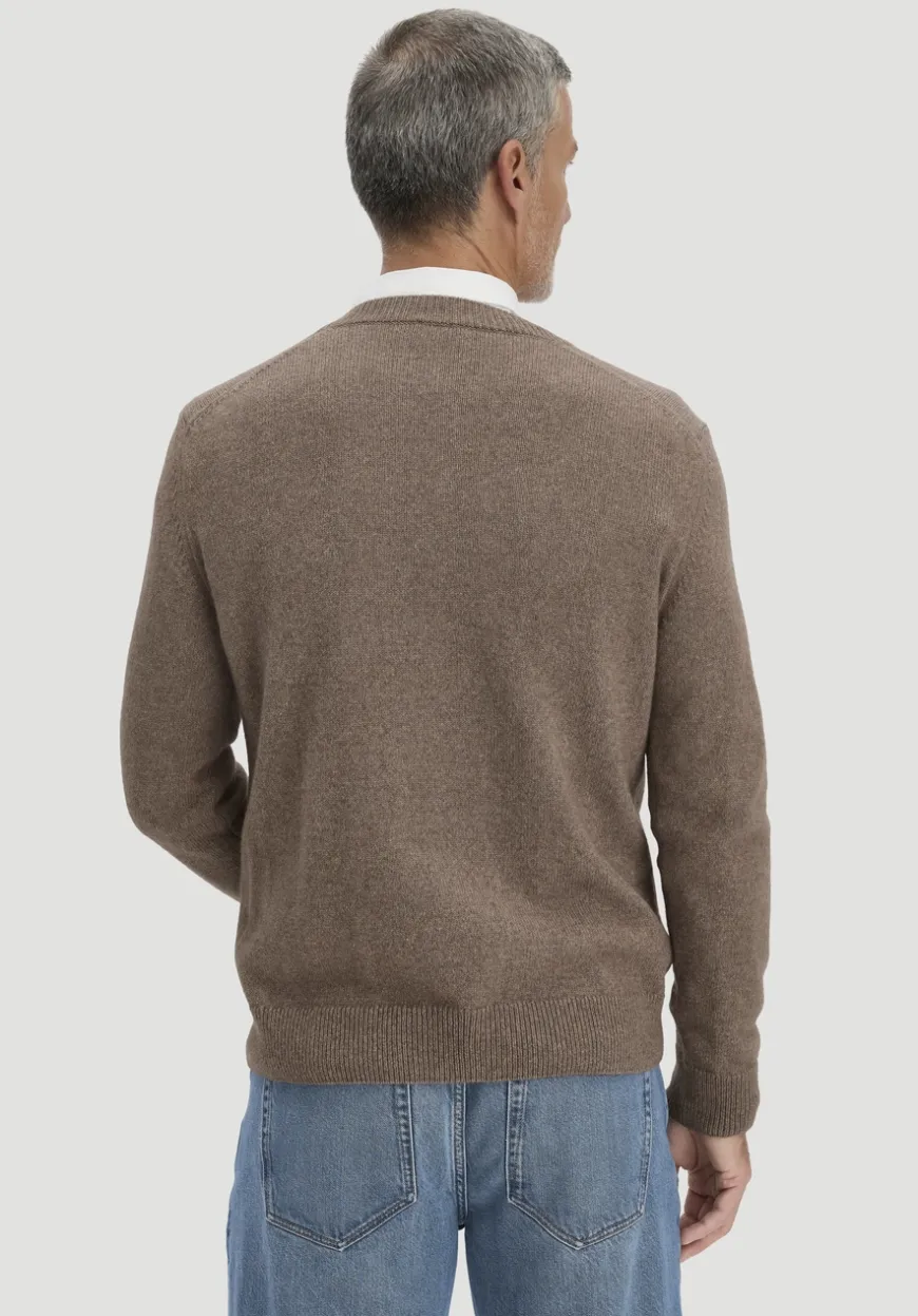 hessnatur Strick Pullover Regular aus Bio-Merinowolle mit Bio-Baumwolle von|Herren Pullover|Strick