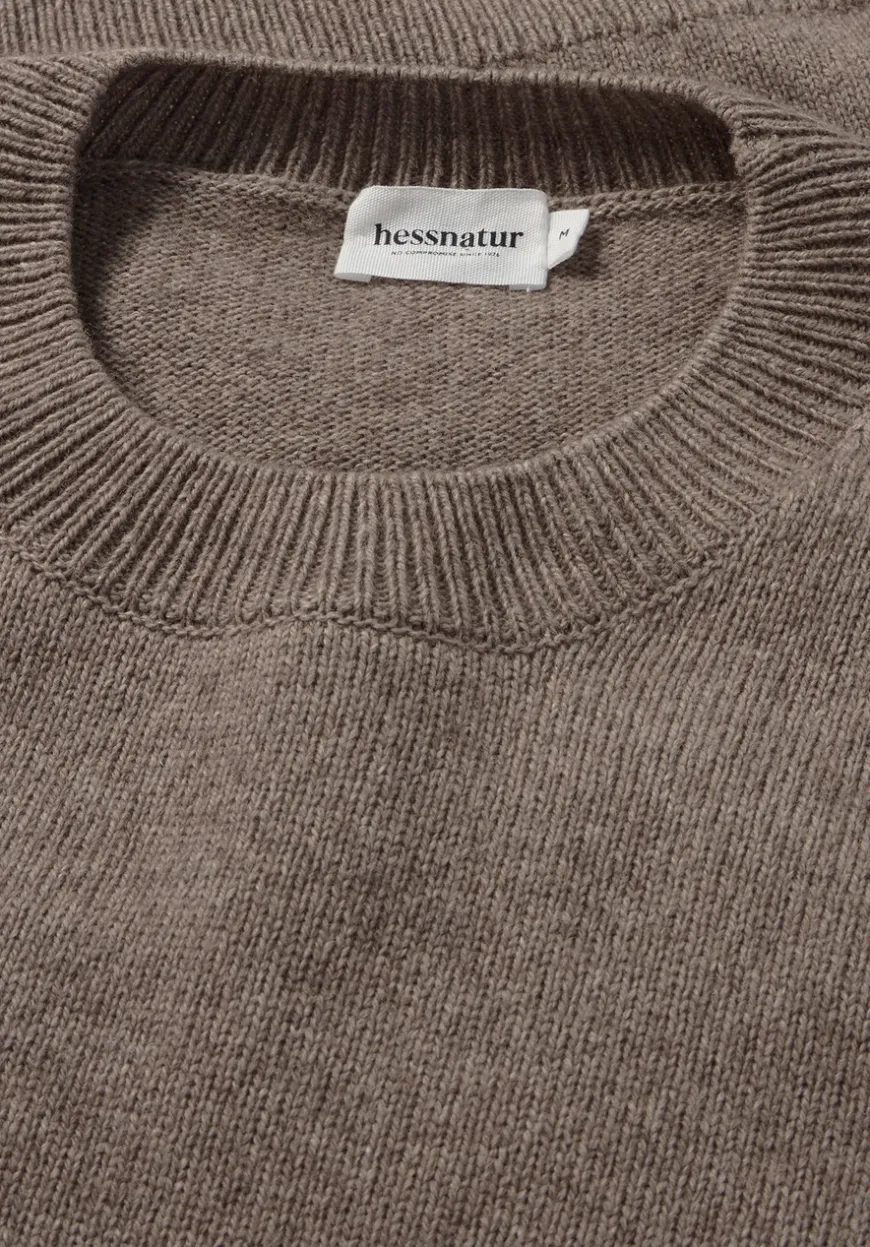 hessnatur Strick Pullover Regular aus Bio-Merinowolle mit Bio-Baumwolle von|Herren Pullover|Strick