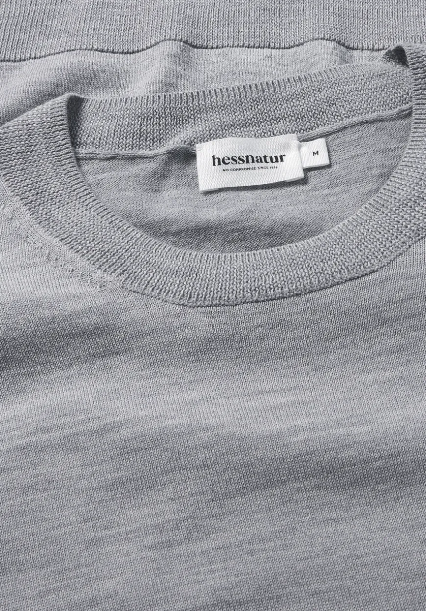 hessnatur Strick Pullover Regular aus reiner Bio-Merinowolle von|Herren Pullover|Strick