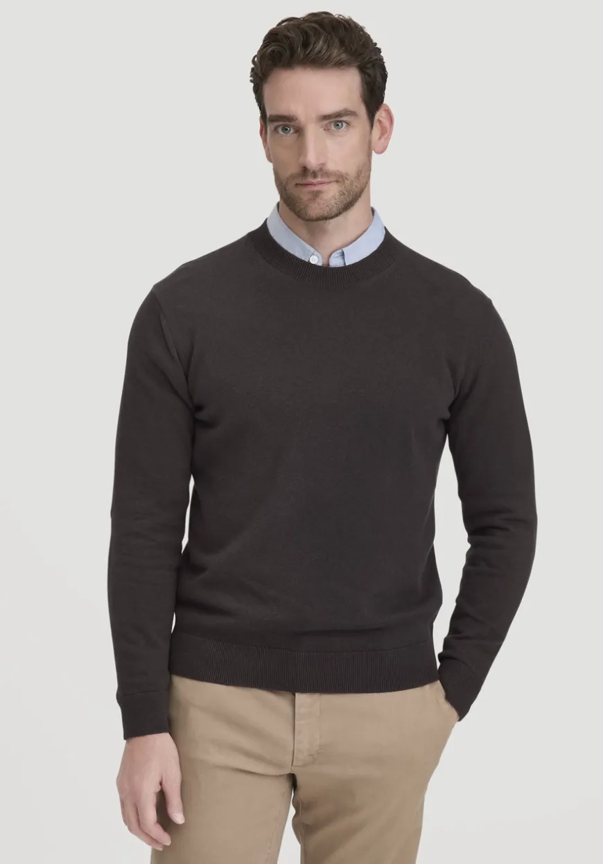 hessnatur Strick Pullover Regular aus reiner Bio-Baumwolle von|Herren Pullover