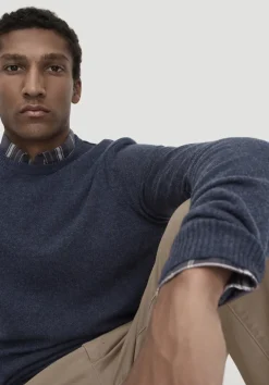 hessnatur Strick Pullover Regular aus Bio-Merinowolle mit Cashmere von|Herren Pullover