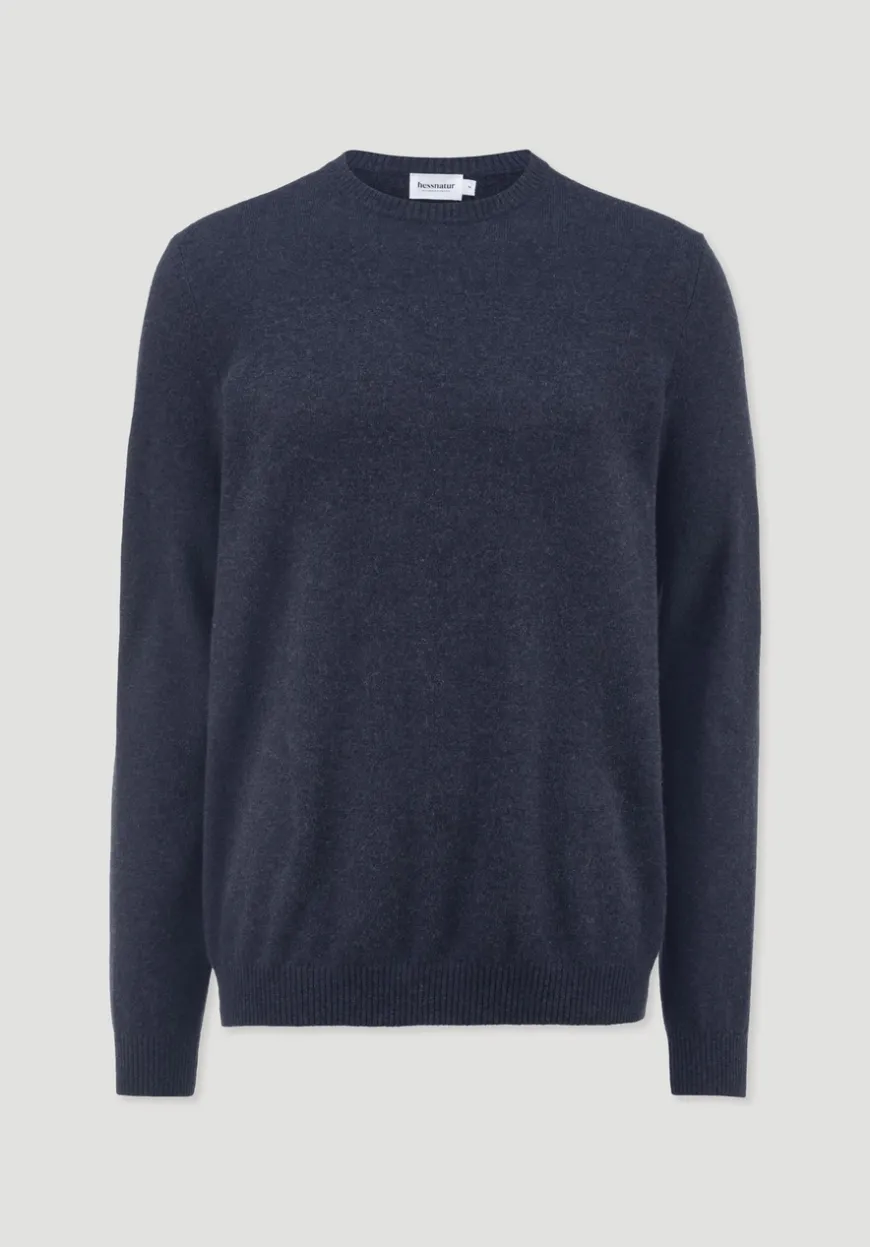 hessnatur Strick Pullover Regular aus Bio-Merinowolle mit Cashmere von|Herren Pullover