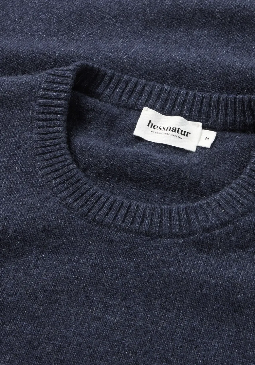 hessnatur Strick Pullover Regular aus Bio-Merinowolle mit Cashmere von|Herren Pullover