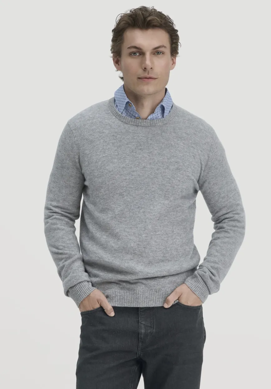 hessnatur Strick Pullover Regular BETTER RECYCLING aus reinem Cashmere von|Herren Pullover|Strick