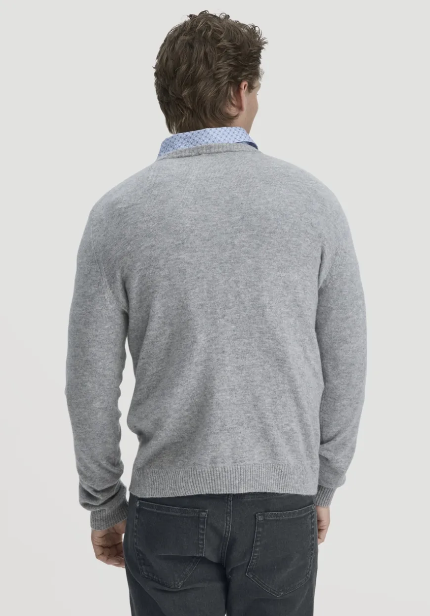 hessnatur Strick Pullover Regular BETTER RECYCLING aus reinem Cashmere von|Herren Pullover|Strick