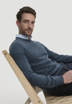 hessnatur Strick Pullover Regular BETTER RECYCLING aus reinem Cashmere von|Herren Pullover|Strick