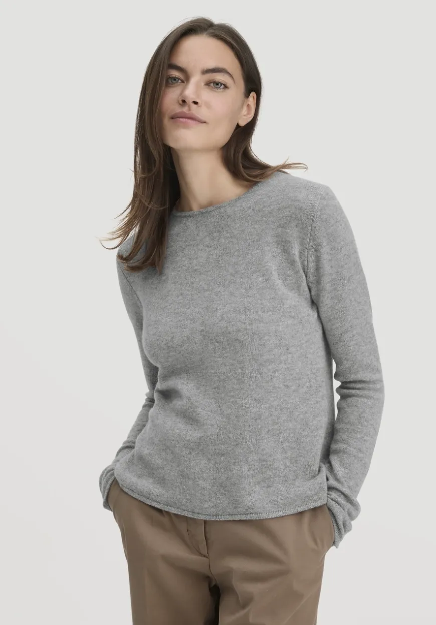 hessnatur Strick Pullover Regular BETTER RECYCLING aus reinem Cashmere von|Damen Pullover