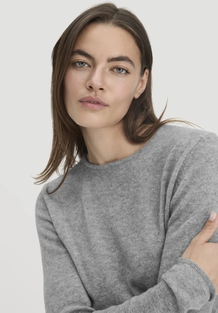 hessnatur Strick Pullover Regular BETTER RECYCLING aus reinem Cashmere von|Damen Pullover