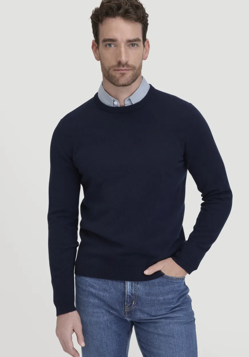 hessnatur Strick Pullover Regular BETTER RECYCLING aus reinem Cashmere von|Herren Pullover|Strick