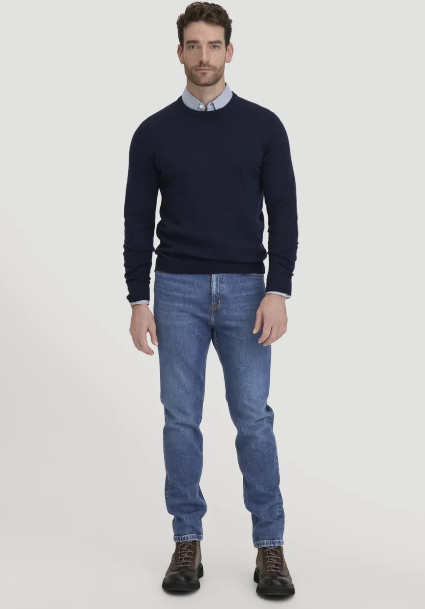 hessnatur Strick Pullover Regular BETTER RECYCLING aus reinem Cashmere von|Herren Pullover|Strick