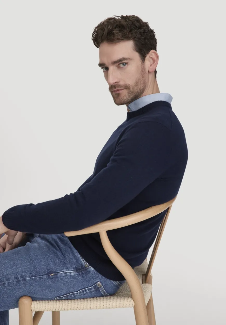hessnatur Strick Pullover Regular BETTER RECYCLING aus reinem Cashmere von|Herren Pullover|Strick
