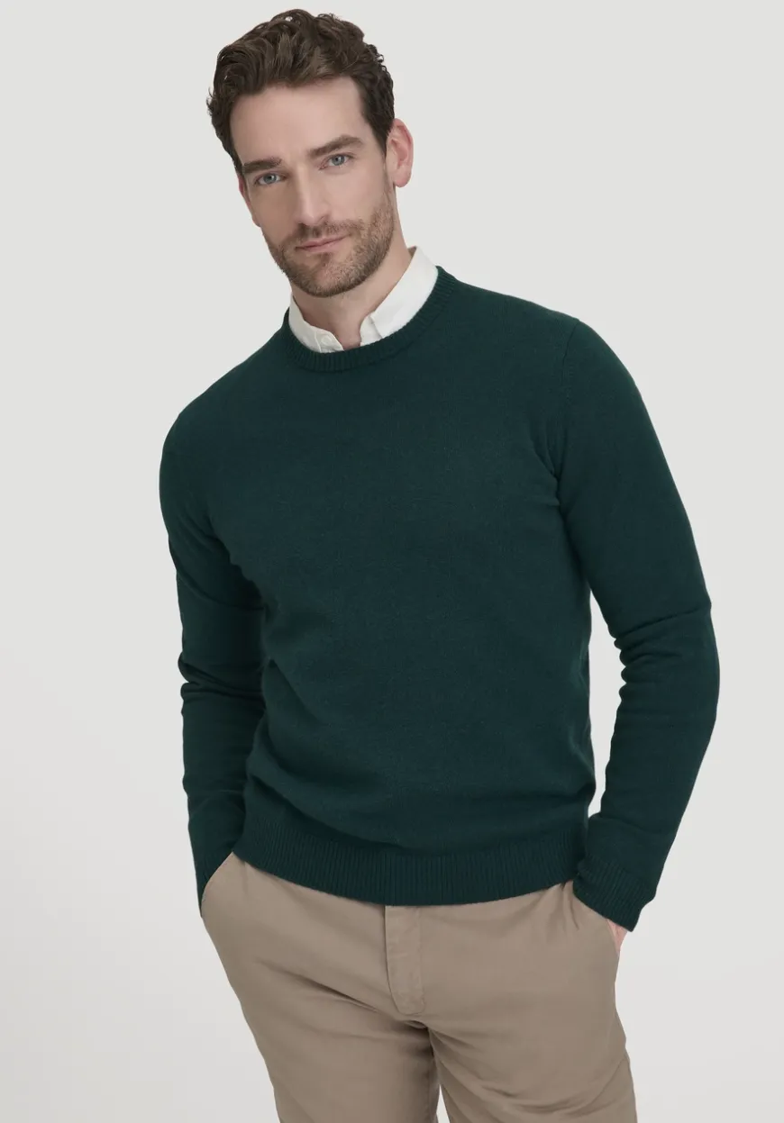 hessnatur Strick Pullover Regular BETTER RECYCLING aus reinem Cashmere von|Herren Pullover