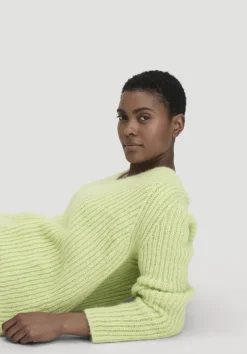 hessnatur Strick Pullover Relaxed aus Alpaka mit Bio-Baumwolle von|Damen Pullover