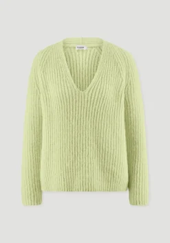 hessnatur Strick Pullover Relaxed aus Alpaka mit Bio-Baumwolle von|Damen Pullover
