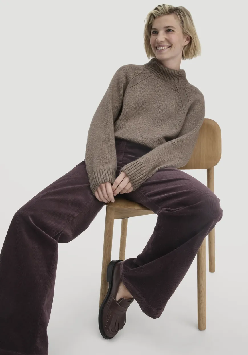 hessnatur Strick Pullover Relaxed aus Bio-Merinowolle mit Bio-Baumwolle von|Damen Pullover