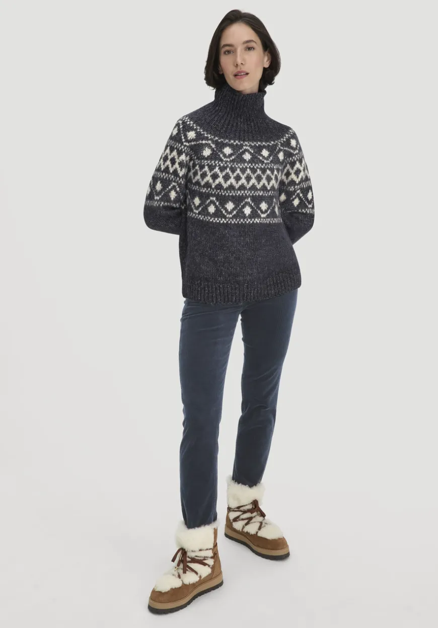 hessnatur Strick Pullover Relaxed aus Alpaka mit Bio-Baumwolle von|Damen Pullover