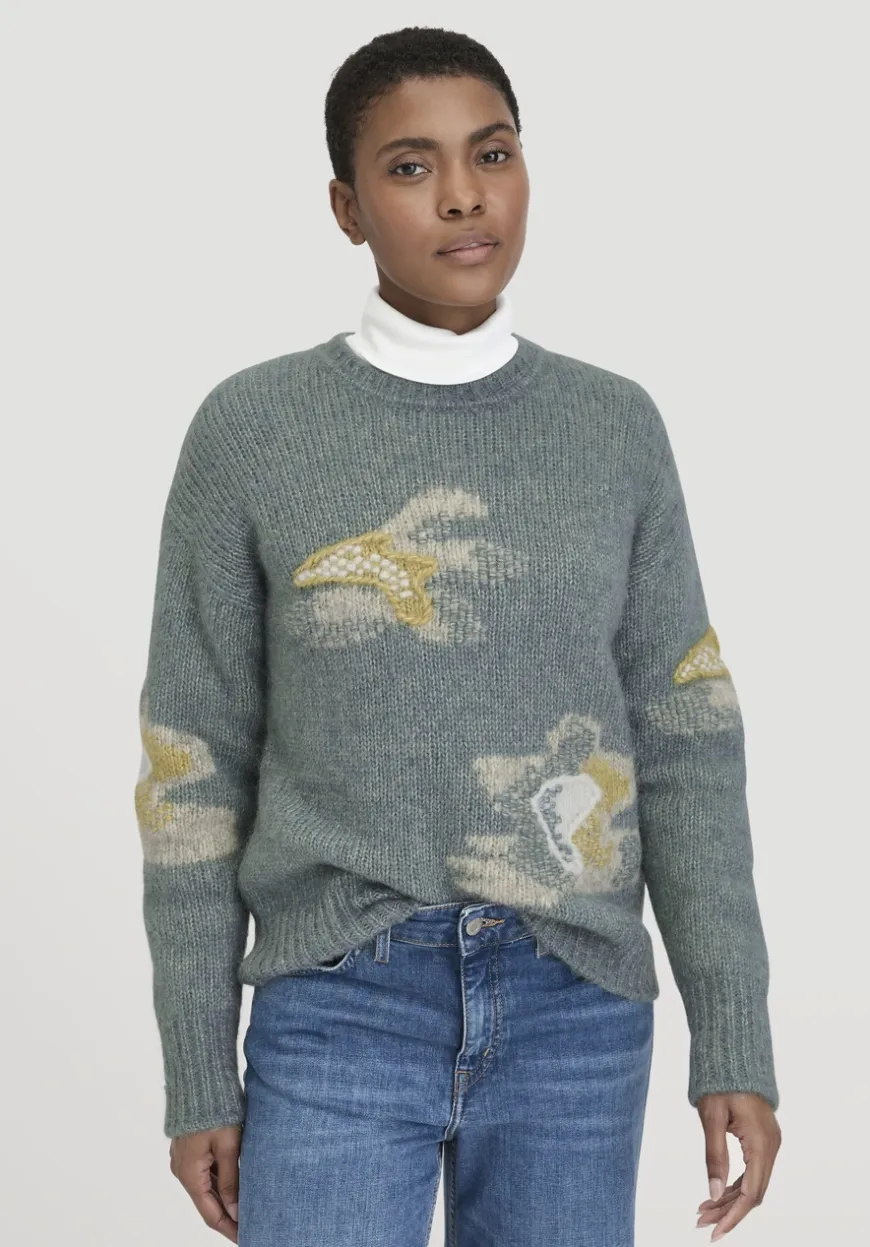 hessnatur Strick Pullover Relaxed aus Alpaka mit Baumwolle von|Damen Pullover