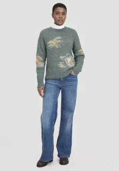 hessnatur Strick Pullover Relaxed aus Alpaka mit Baumwolle von|Damen Pullover