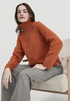 hessnatur Strick Pullover Relaxed aus Bio-Merinowolle mit Bio-Baumwolle von|Damen Pullover