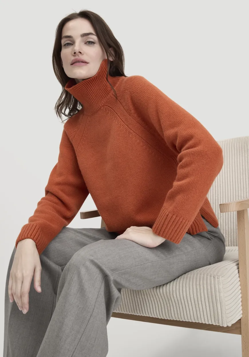 hessnatur Strick Pullover Relaxed aus Bio-Merinowolle mit Bio-Baumwolle von|Damen Pullover