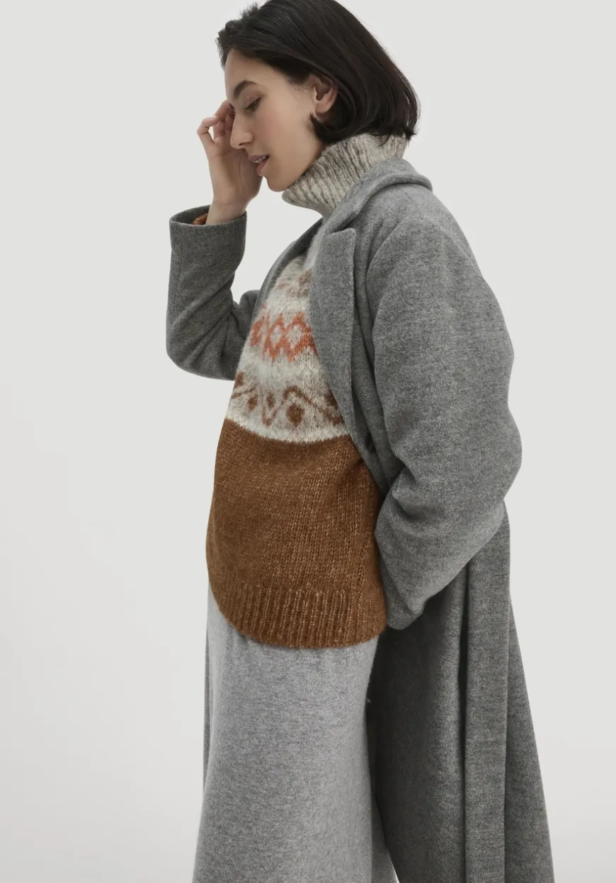 hessnatur Strick Pullover Relaxed aus Alpaka mit Bio-Baumwolle von|Damen Pullover