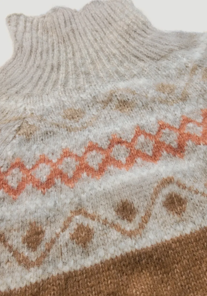 hessnatur Strick Pullover Relaxed aus Alpaka mit Bio-Baumwolle von|Damen Pullover
